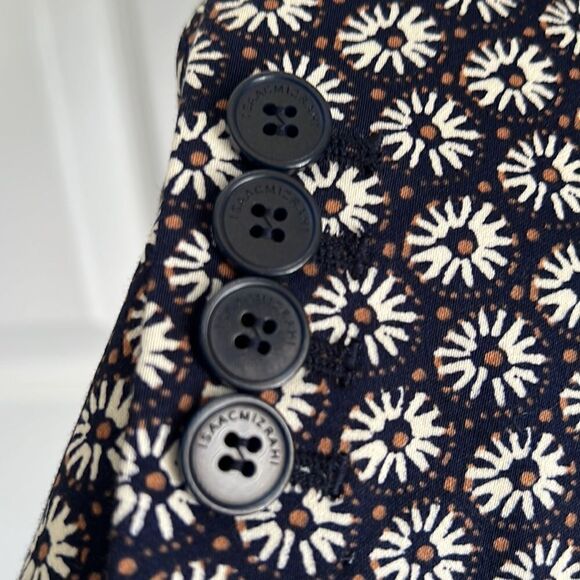 Isaac Mizrahi Daisy Print Blazer Size 14 Nwot - Picture 6 of 13